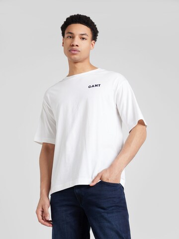 T-Shirt GANT en blanc