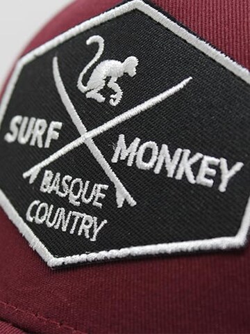 Surf Monkey - Gorra deportiva en rojo