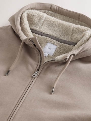 Next Sweatjakke i beige