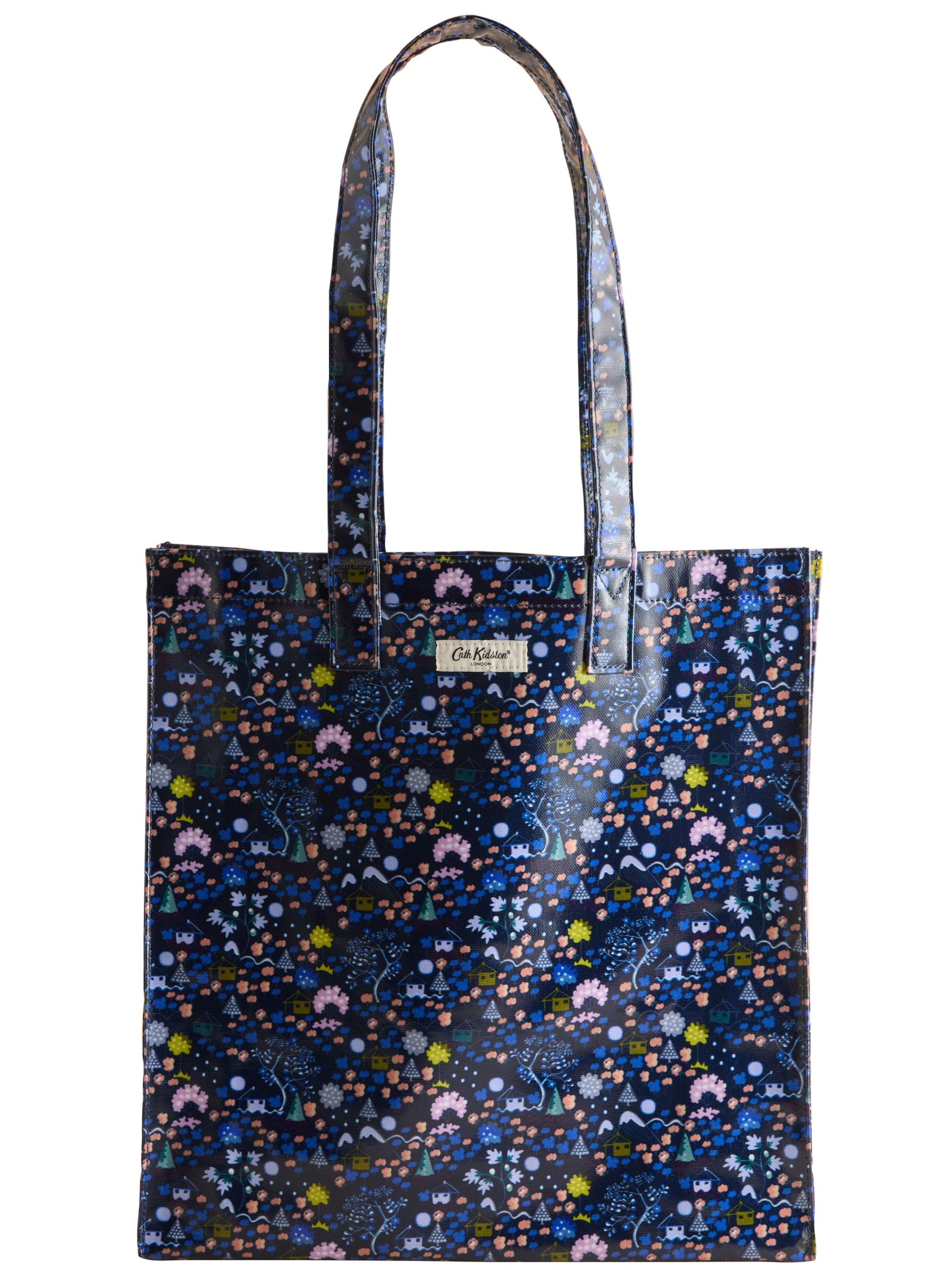 Cath Kidston Ročna torbica | mornarska / svetlo modra / limonino-rumena / lila barva, Prikaz izdelka