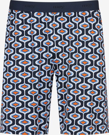 Mey Pajama Pants 'Serie Big Curve' in Blue: front