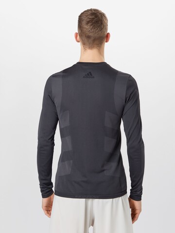 ADIDAS PERFORMANCE Functioneel shirt 'Studio' in Grijs