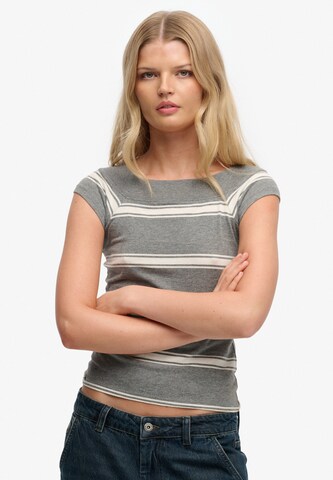 T-shirt Superdry & Co en gris : devant