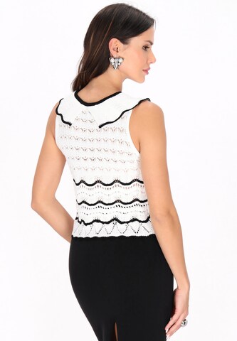 faina Knitted top 'Fashion Look' in White