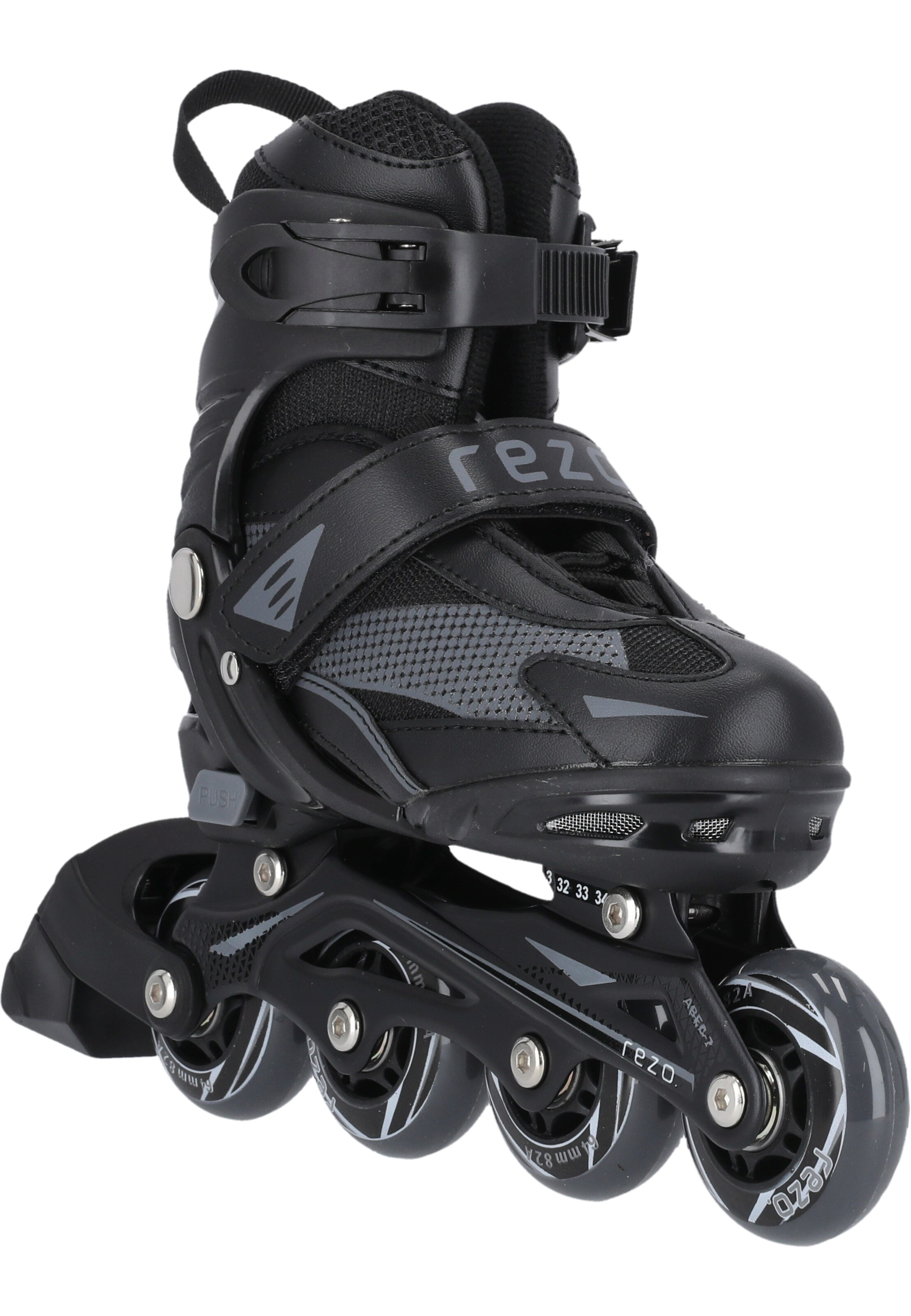 Rezo Inline skates en rolschaatsen 'Hilo' in Zwart: voorkant