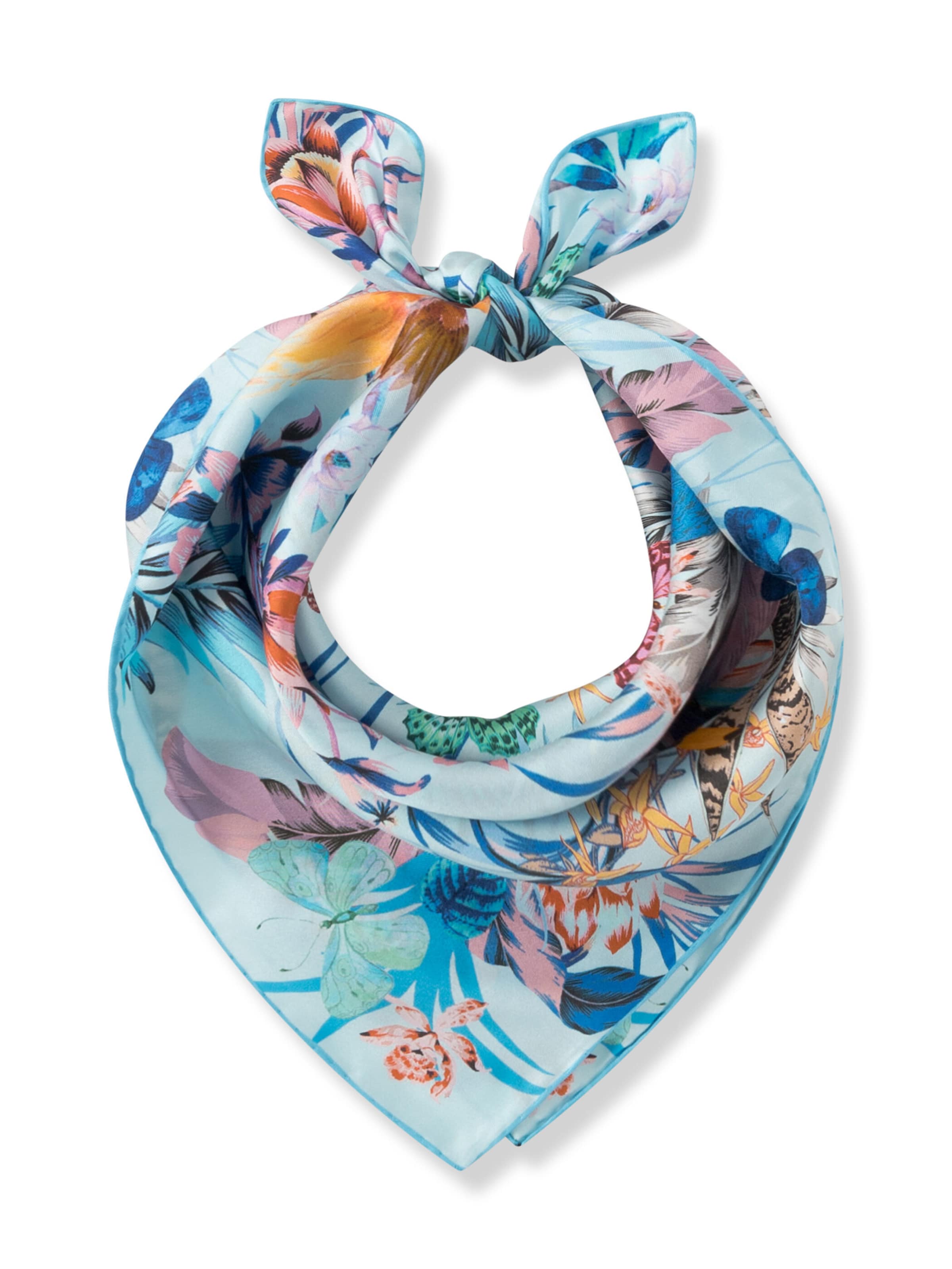 Foulard CODELLO en bleu : devant