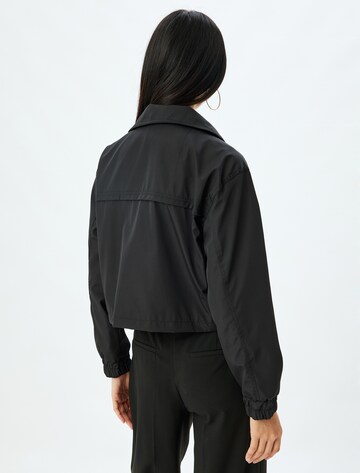 Koton Between-Season Jacket in Black