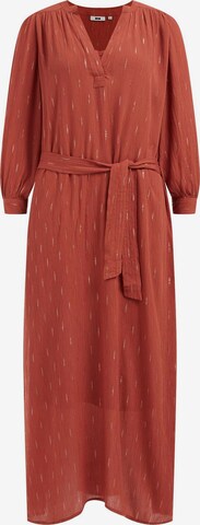 Robe WE Fashion en marron : devant