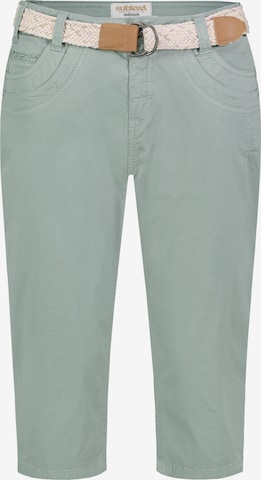 Sublevel Regular Trousers in Green: front