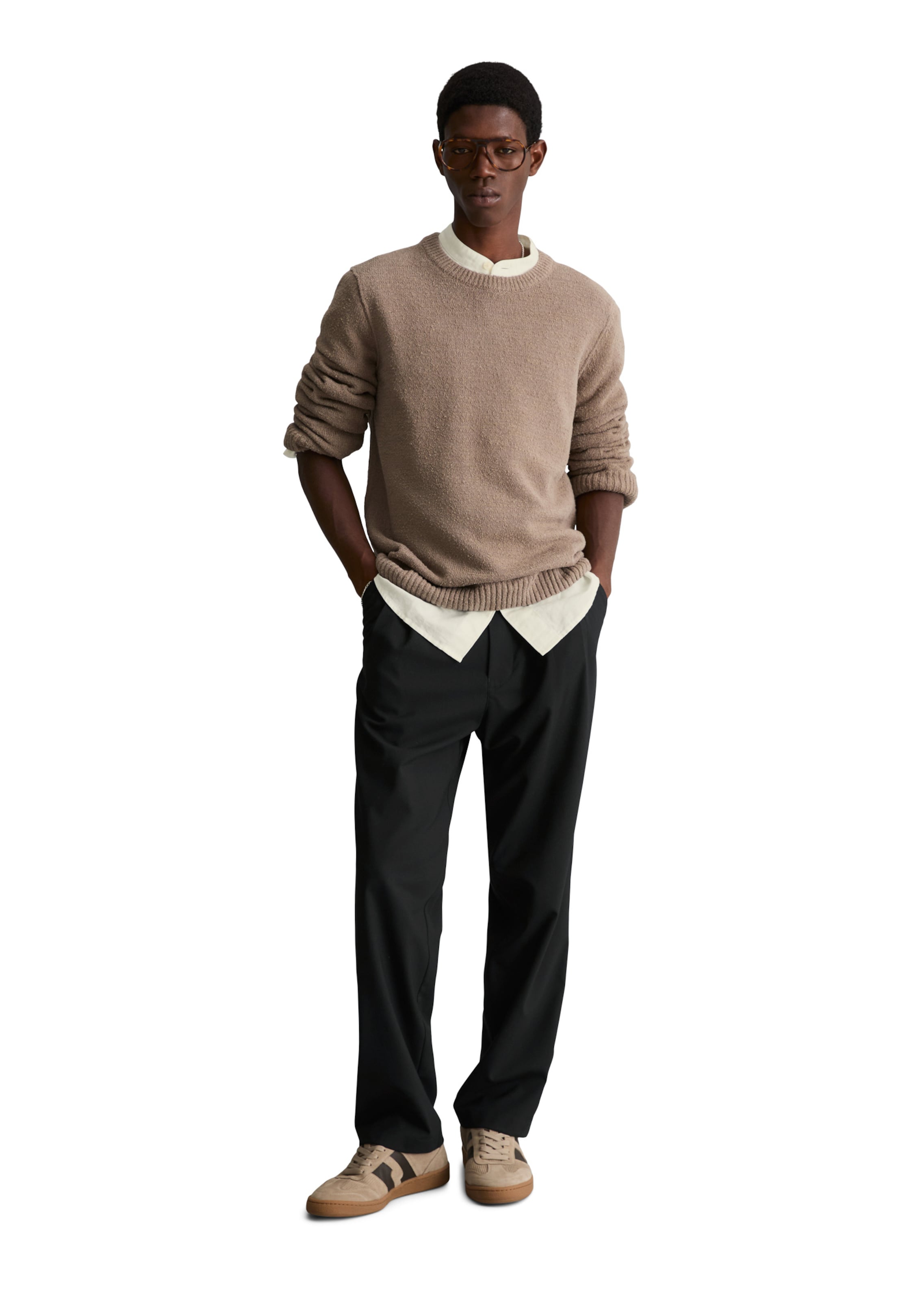 Pull-over Marc O'Polo DENIM en marron
