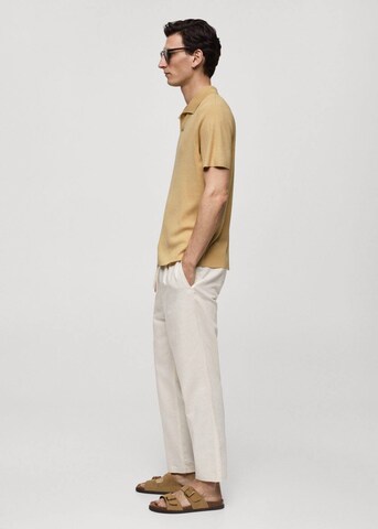 MANGO MAN Shirt 'Lino' in Geel