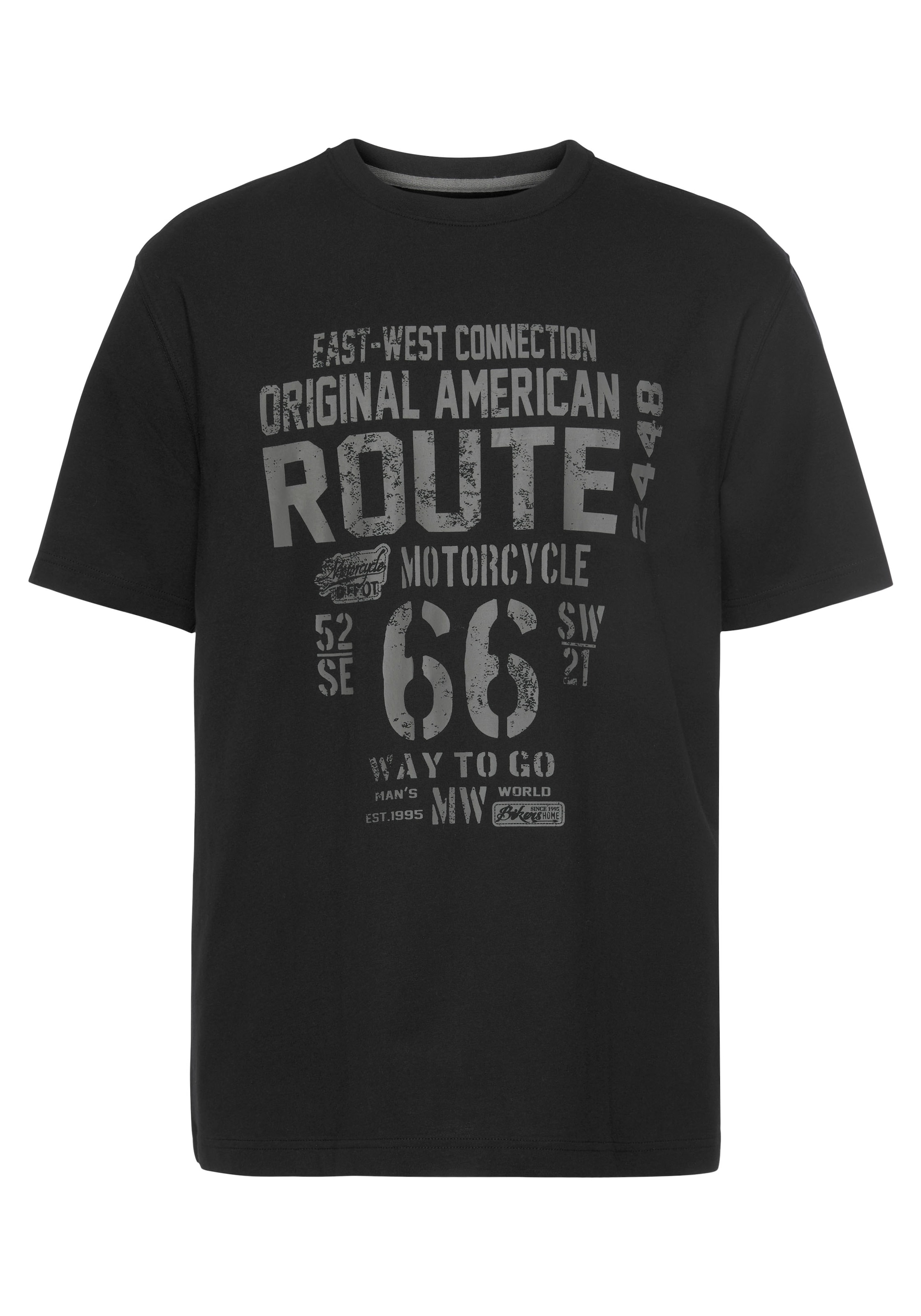 Man's World Shirt in Black: front