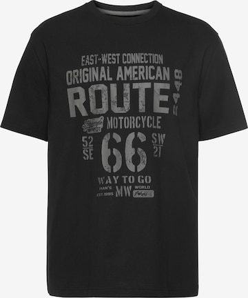 Man's World Shirt in Schwarz: Vorderseite