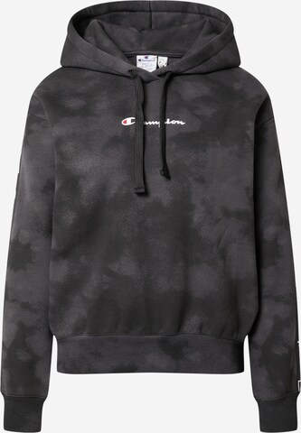 Champion Authentic Athletic Apparel Sweatshirt in Black: front