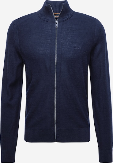 BOSS Casaco de malha 'Avac' em azul escuro, Vista do artigo