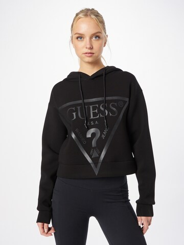 GUESS Sweatshirt 'ALISA' in Zwart: voorkant