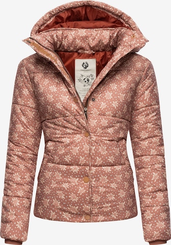 Veste d’hiver 'Relive Remake' Ragwear en marron