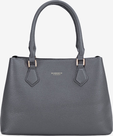 Borsa a mano 'Borsa a Mano Donna Vegan Leather con Tracolla Rimovibile - Diana&Co' di Diana&Co. in grigio: frontale
