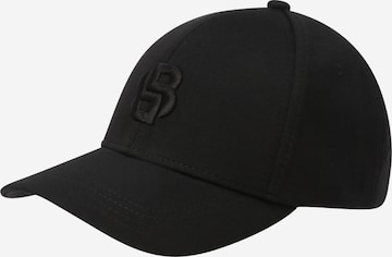 BOSS Black Cap 'Zed-B Iconic' in Black: front