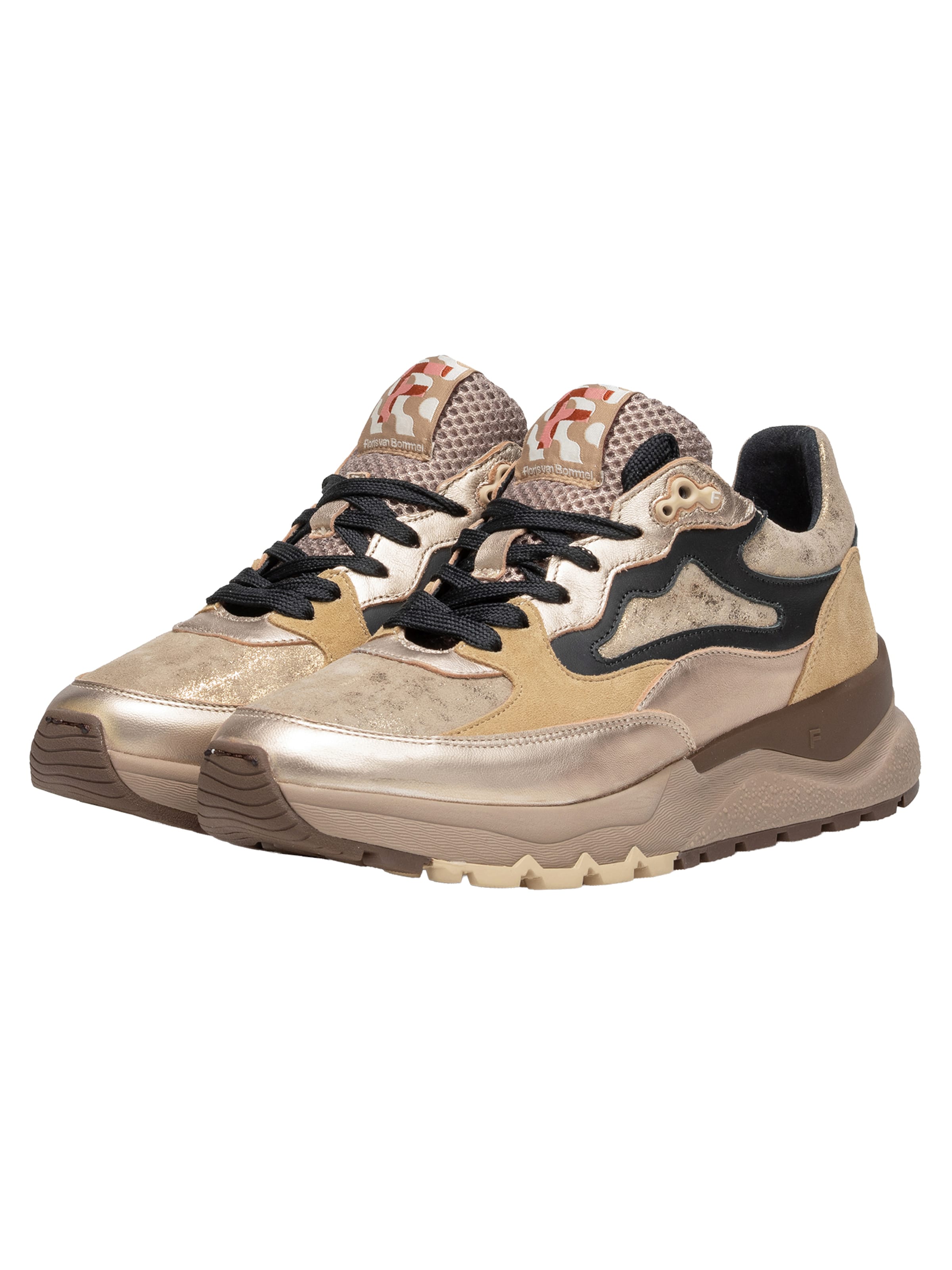 Floris van Bommel Sneaker 'Treni 01' in Gold