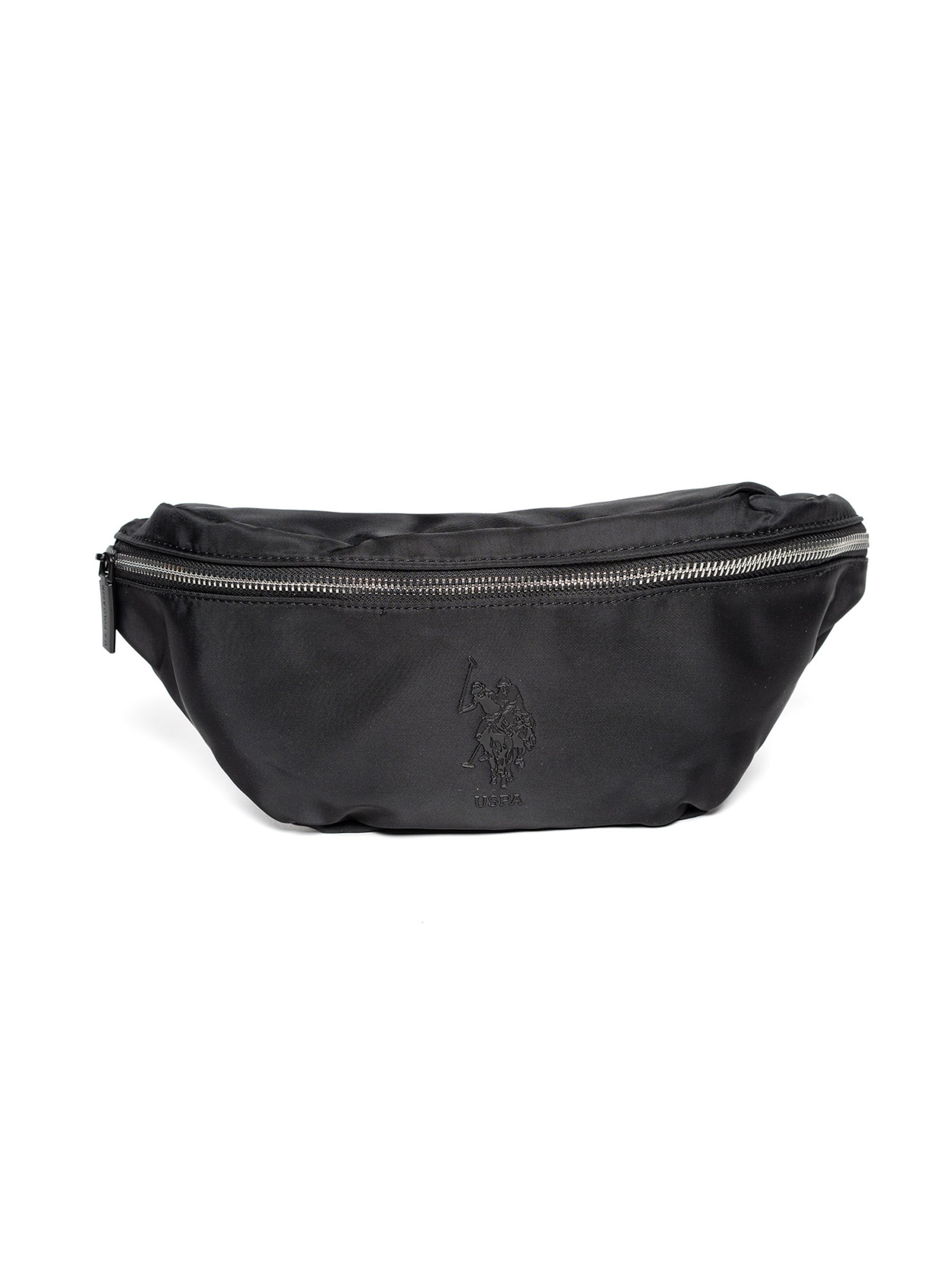 U.S. POLO ASSN. Clutch in Schwarz: Vorderseite