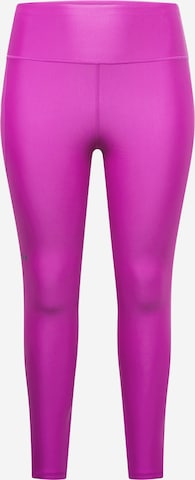 UNDER ARMOUR - Skinny Pantalón deportivo en lila: frente