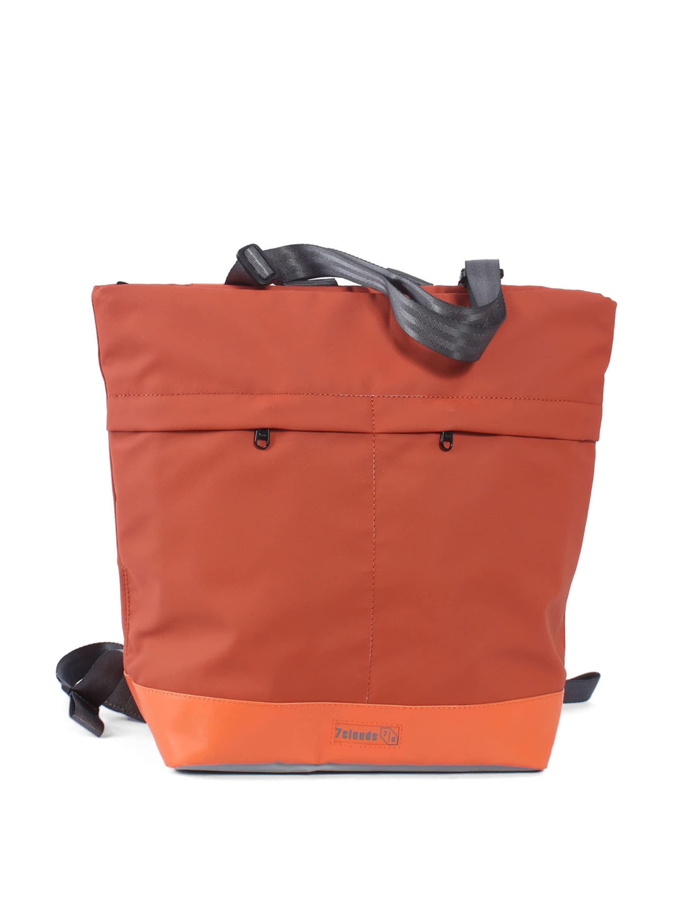 7clouds Rucksack 'Simse 7.1' in Orange: Vorderseite