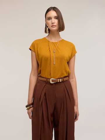 MOTIVI Shirt in Geel