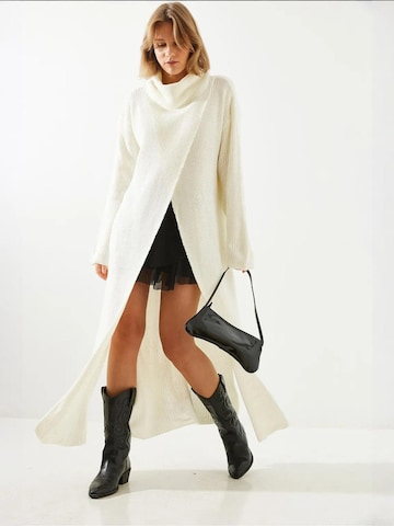 Abito in maglia di Bianco Lucci in beige