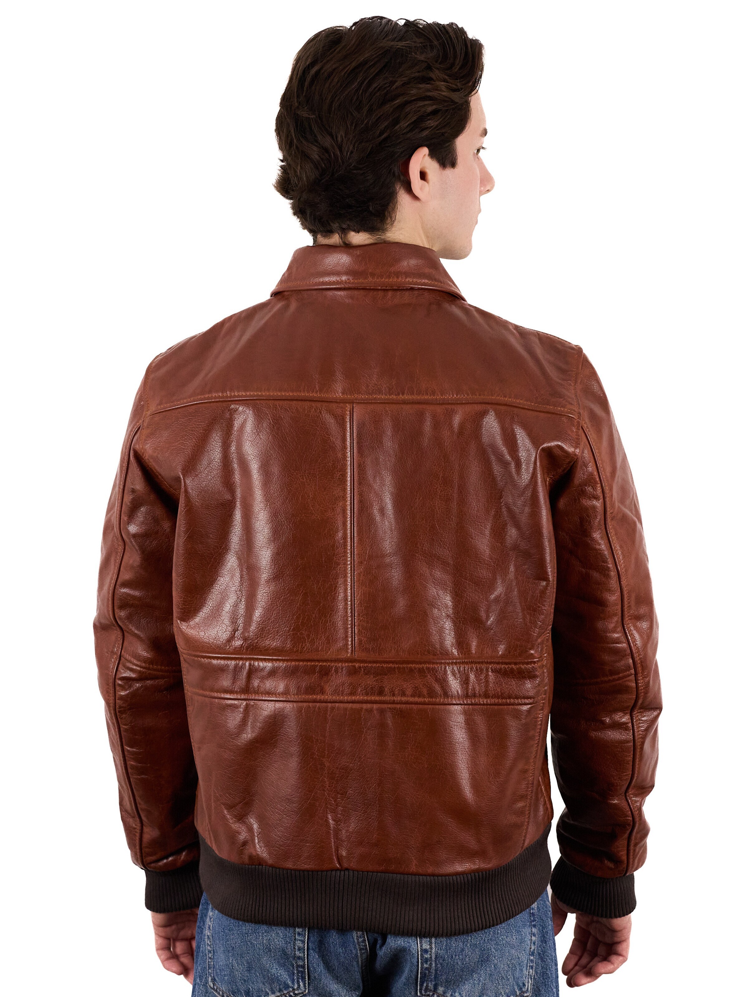 Giacca di mezza stagione 'Classic Bomber' di Chic and Clicks in marrone