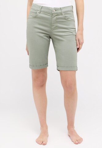 Angels Regular Pants 'BERMUDA' in Green: front