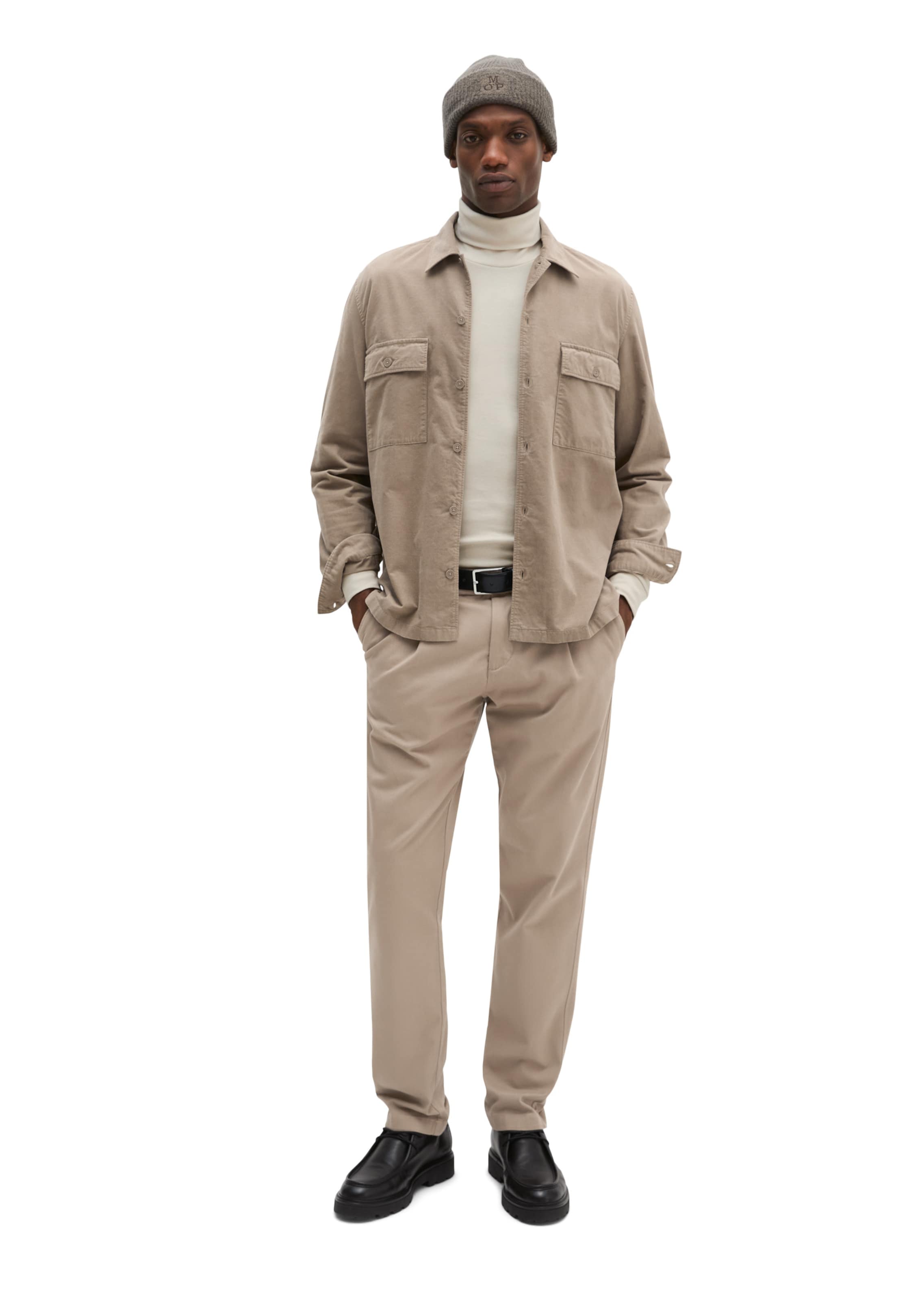 Marc O'Polo Regular fit Button Up Shirt in Beige