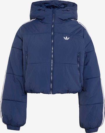 ADIDAS ORIGINALS Winterjas 'Adicolor' in Blauw: voorkant