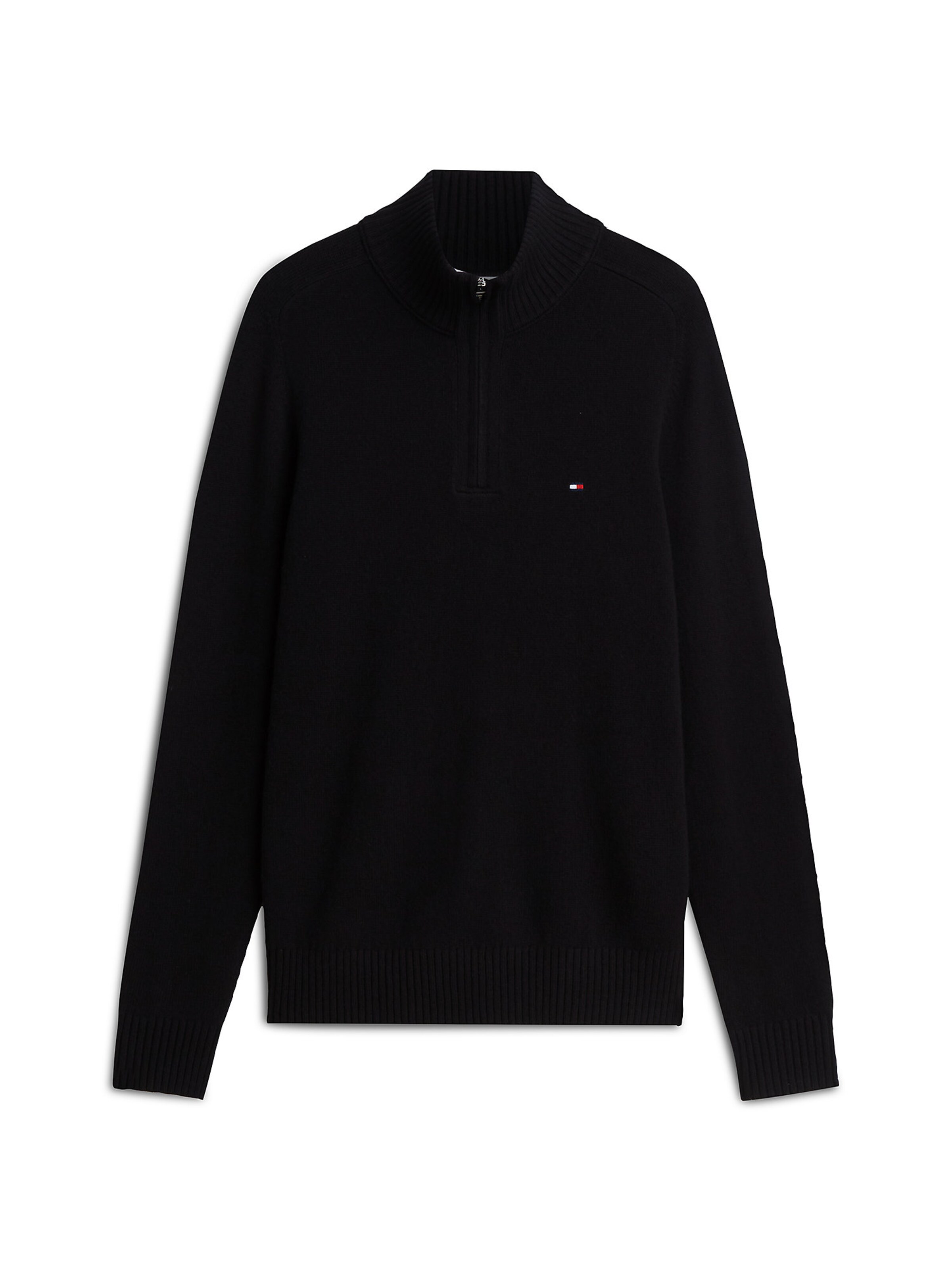 TOMMY HILFIGER Trui in Zwart: voorkant