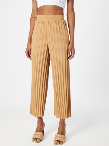 Wide leg Pantaloni 'Jerika' di ABOUT YOU in marrone: frontale