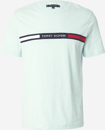 TOMMY HILFIGER Μπλουζάκι σε πράσινο: μπροστά