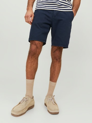 R.D.D. ROYAL DENIM DIVISION Normální Chino kalhoty 'Chris' – modrá: přední strana