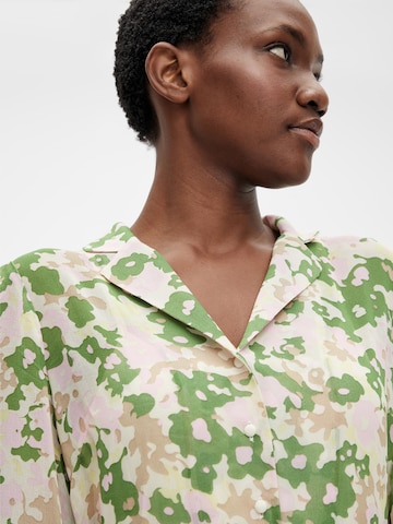 Abito camicia 'Kirsten' di OBJECT in verde