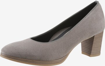 ARA Pumps in Grey: front