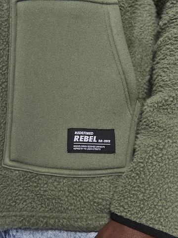 Redefined Rebel Fleecejacke 'Elmer' in Grün