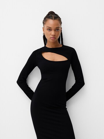 Bershka Kleid in Schwarz: Vorderseite