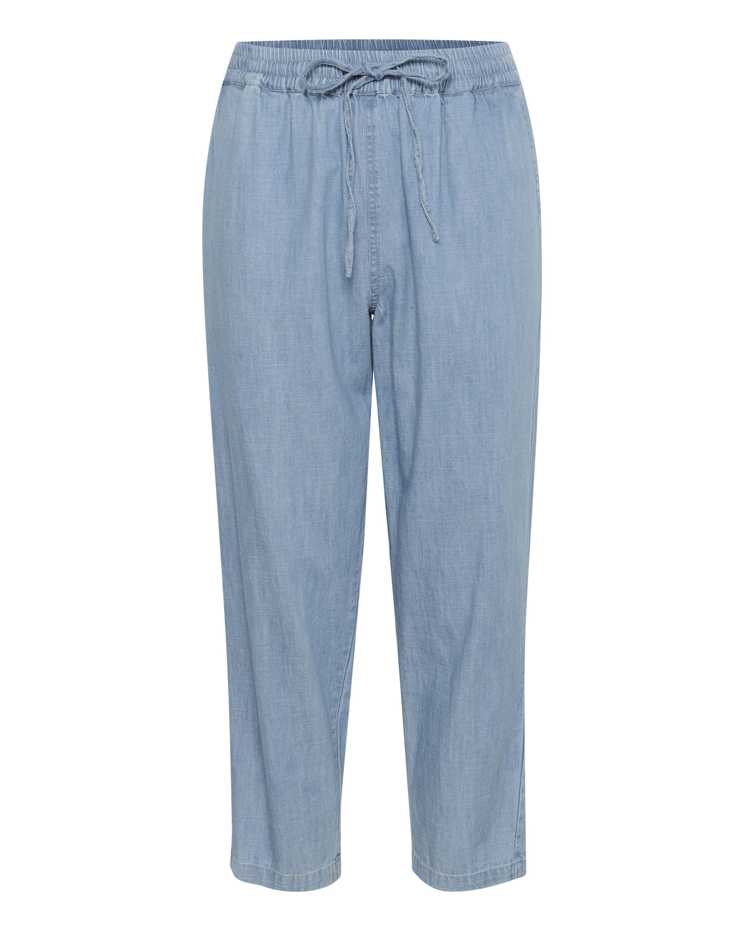 Kaffe Tapered Pants 'Louise' in Blue: front