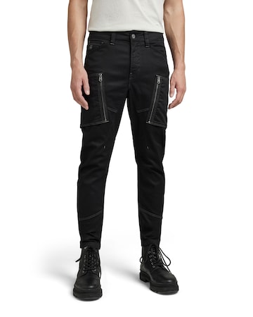 G-Star RAW Tapered Cargo Pants 'Army' in Black: front