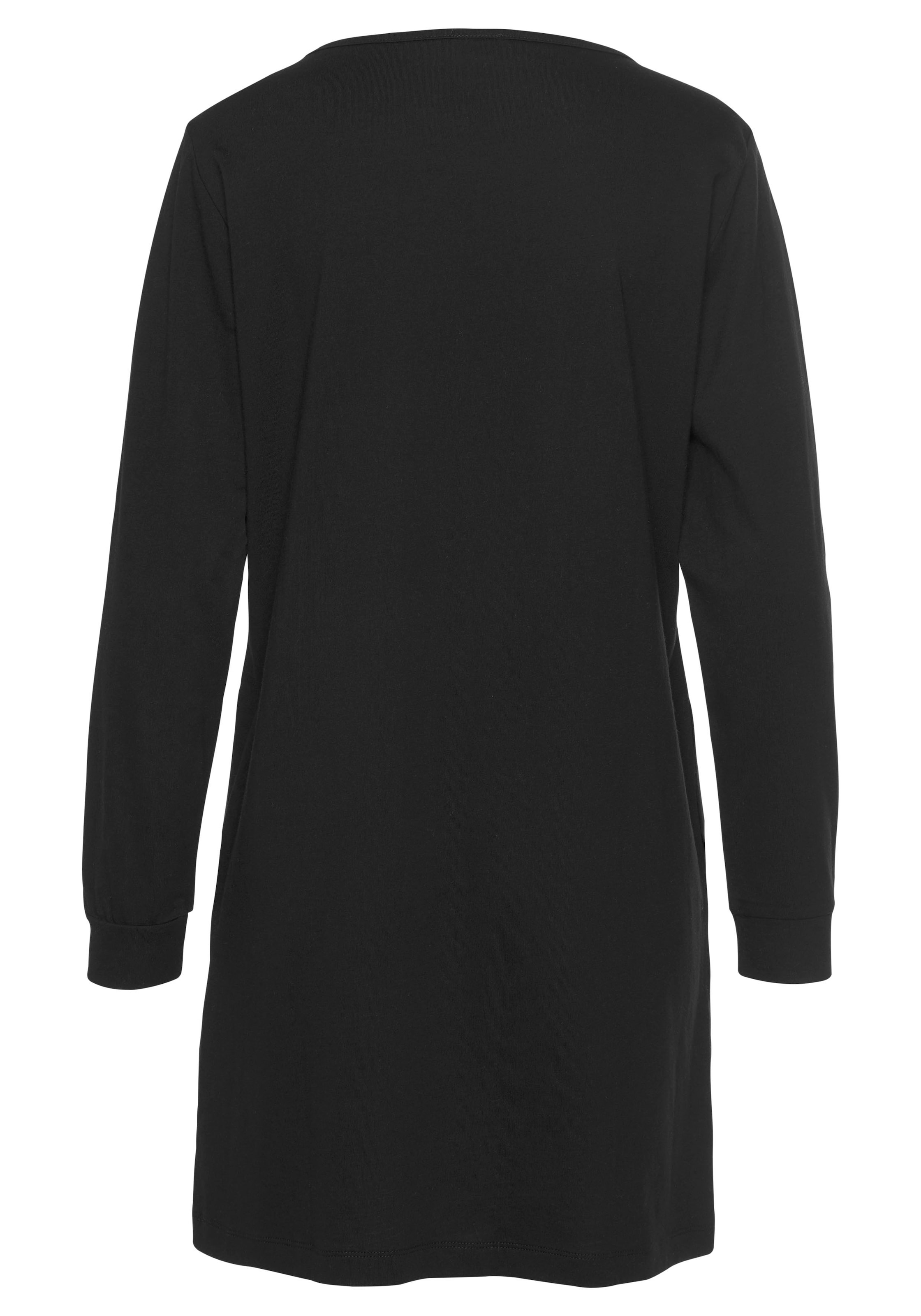 LASCANA Nočná košieľka - Čierna