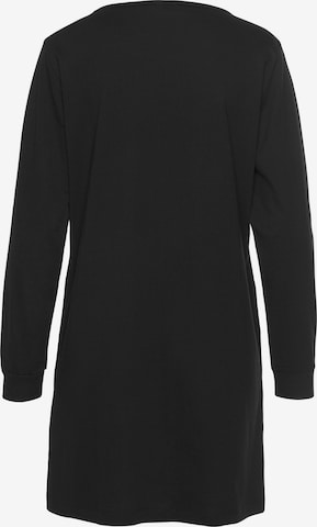 Chemise de nuit LASCANA en noir