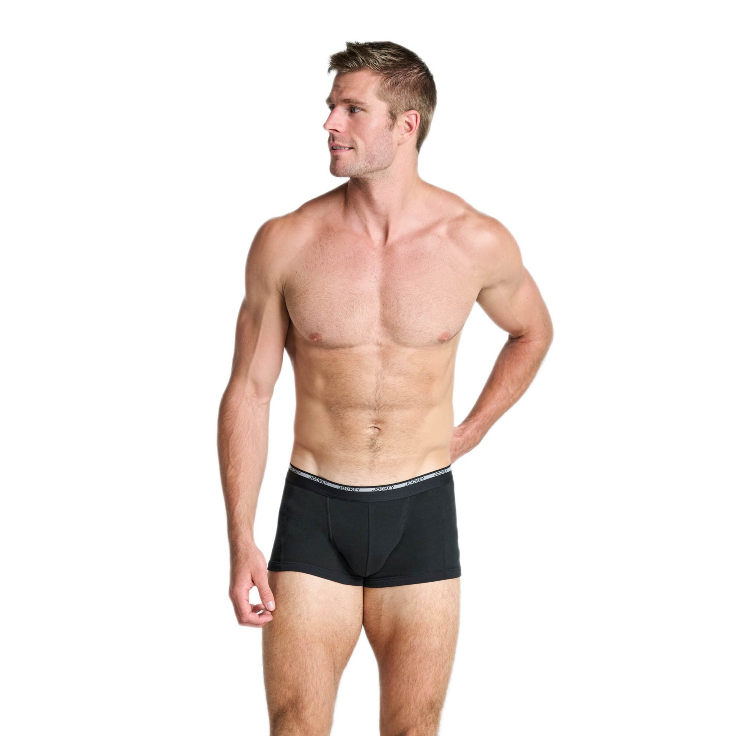 JOCKEY Boxer shorts in Black: front