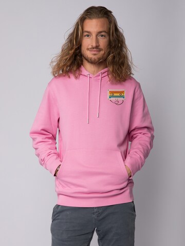 Watapparel Sweatshirt ' Rainbow Cassette ' in Pink: Vorderseite