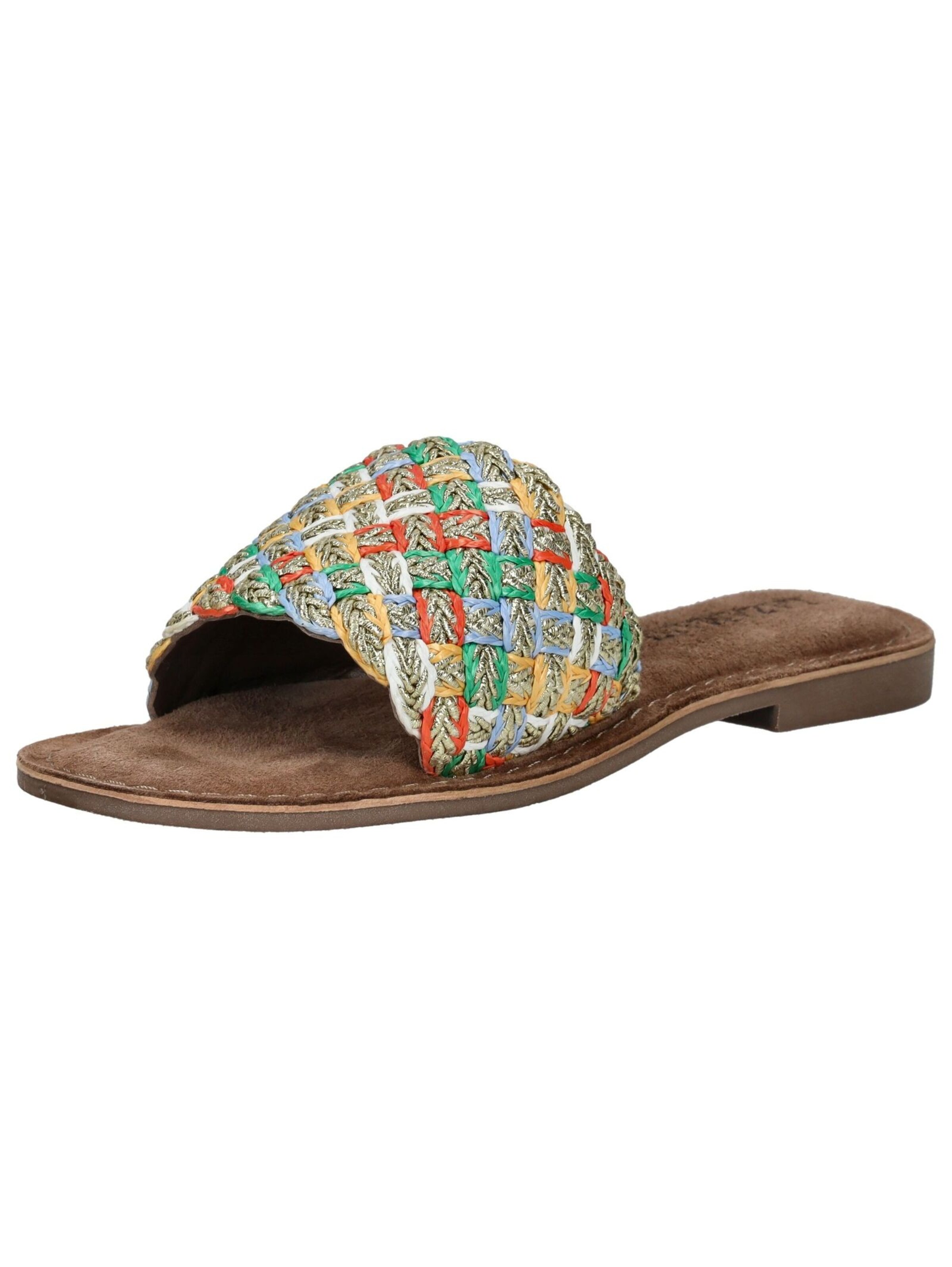 Mule LAZAMANI en mélange de couleurs : devant