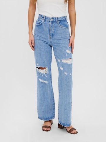 VERO MODA Wide leg Jeans 'Rebecca' in Blauw: voorkant