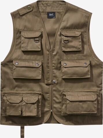 Gilet di Brandit in verde: frontale